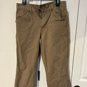 CE Schmidt Workwear Men’s 32 X 34 Relaxed Fit Comfort Flex Brown 100% cotton